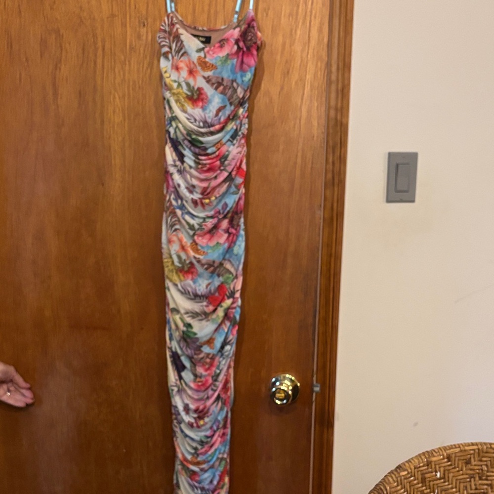 Floral Multicolor Maxi Dress